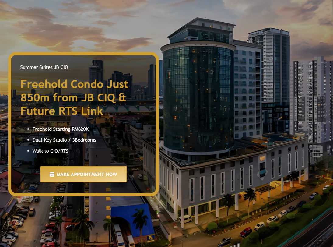 new property launch Johor 2026, condo near JB CIQ, apartment near RTS, buy apartment JB 2026