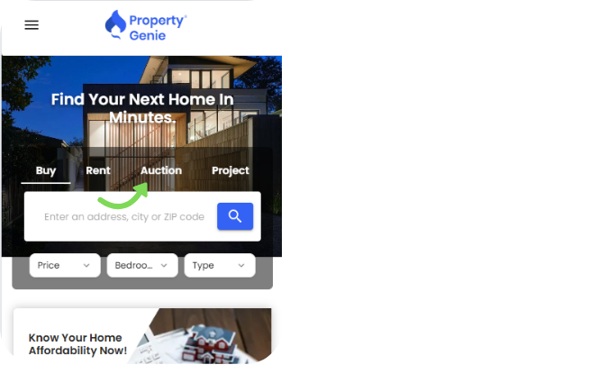 Property Genie Auction Property Listings