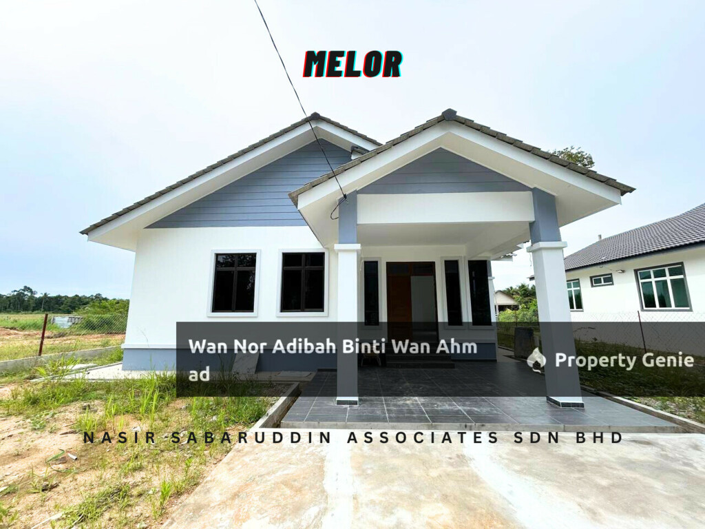 BANGLO SIAP SEPENUHNYA TANAH LUAS KG PAK BADOL MELOR KELANTAN