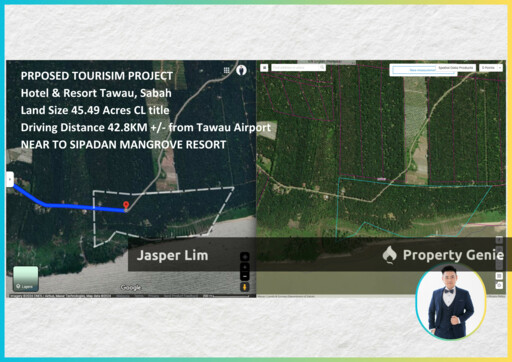 Waterfront CL 45.49 Acre Land Tawau Semporna
