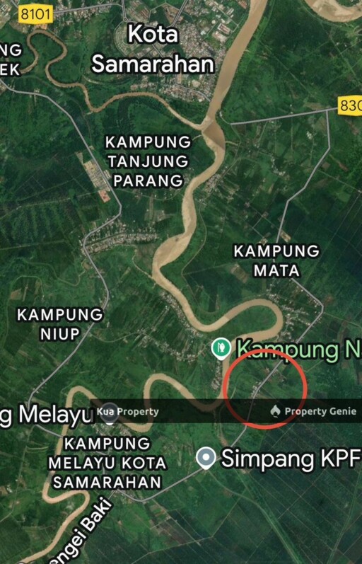 1st Lot Main Road Side Land For Sale Kota Samarahan Jalan Kampung Semawang - Asajaya