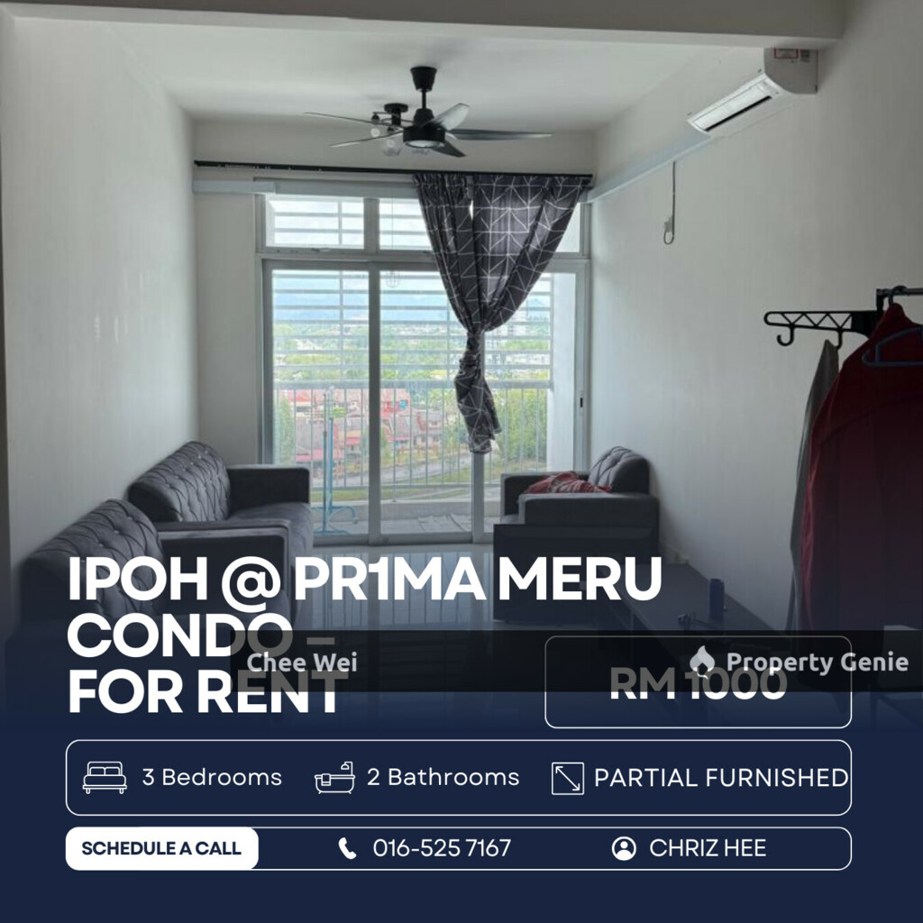 📍IPOH @ PRIMA MERU CONDO FOR RENT