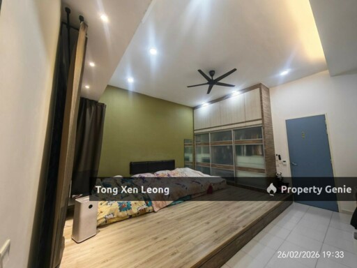 Freehold Terraced Home In Krubong, 1540 Sqft, Partially Furnished