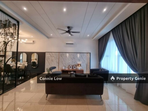 Fully Furnished Showhouse Guarded New Double Storey Terrace House in Ipoh Tasek