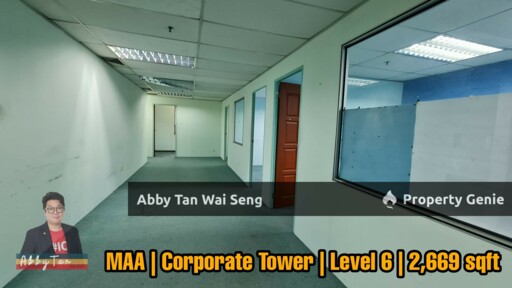 For RENT | Menara MAA | Office | Level 6 | Town Centre