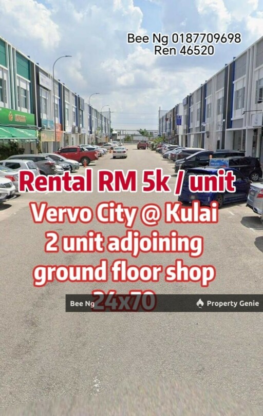 Vervo City / Bandar Indahpuran Kulai / 2 Storey Shop 2 adjoining unit