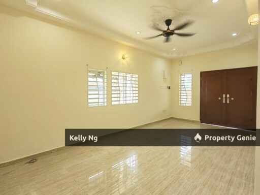 Sngle Stty Corner Partially Furnished House At Tmn Melawis Teluk Pulai Klang For Rent