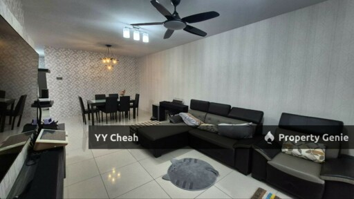Freehold Corner Lot, iPOH Condo For Sale - 3 Parking Lots Renovated Nice