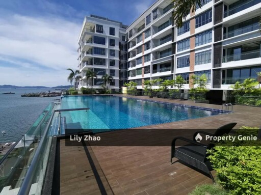 Full Sea View Waterfront Designer Suites High End Condo for Rent @Pelagos, Kota Kinabalu City Centre, Sabah