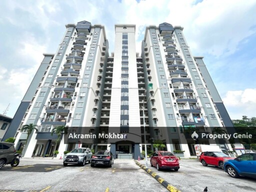 FULLY RENOVATED, BIG UNIT & 2 PARKING | Kemuncak Condominium Seksyen 9 Shah Alam