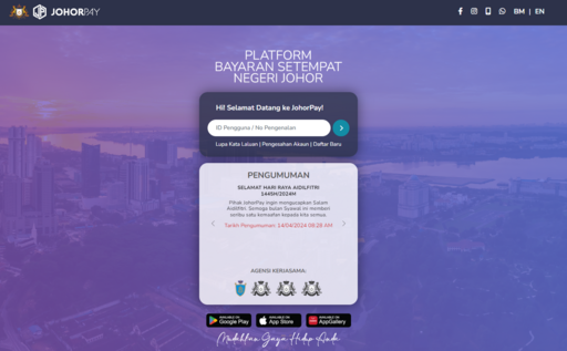 Cara Daftar dan Bayar Cukai Tanah Online Di JohorPay