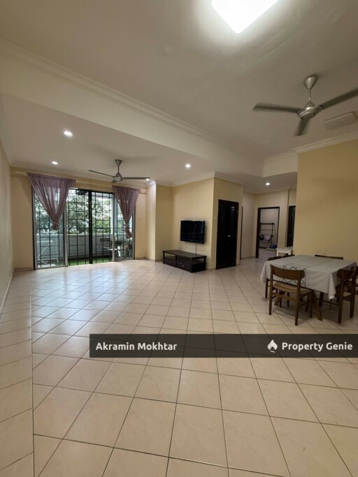 RENOVATED, PARTIALLY FURNISHED & 2 PARKING | (SPACIOUS UNIT) SRI LOJING CONDOMINIUM, SECTION 10,  WANGSA MAJU KUALA LUMPUR