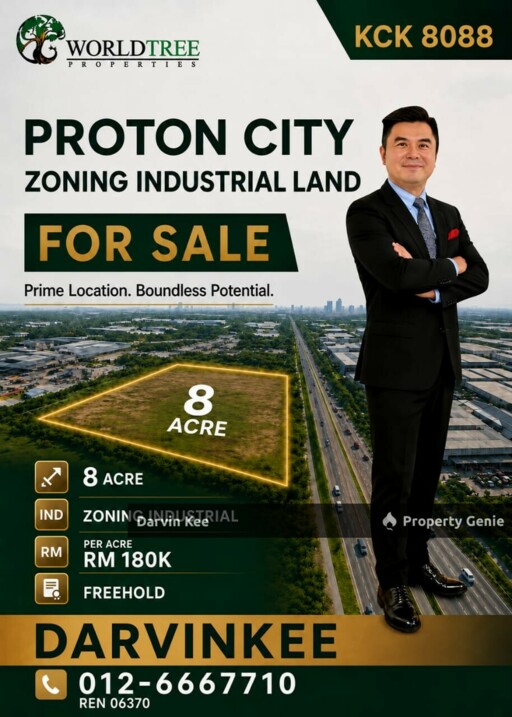 PROTON CITY TANJONG MALIM ZONING INDUSTRIAL LAND FOR SALE