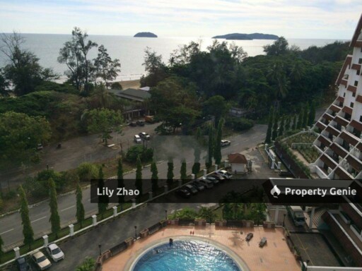 Fully Furnished Waikiki Condo with Sea View & Golf View for Sale @ Tg.Aru, KK City