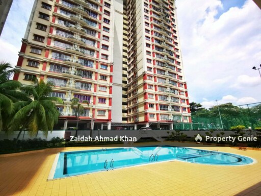 VILLA LAGENDA CONDOMINIUM SELAYANG BATU CAVES CONDOMINIUM FOR SALE HIGH FLOOR PARTLY FURNISHED