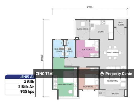 Residensi PR1MA Alam Damai Cheras Leasehold Apartment Auction | 3R2B | Save RM 106K | Only RM 224K