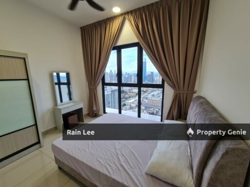 Trion2@KL /Fully Furnished /2Rooms 1Bath (Attached Balcony) /Facing KL View