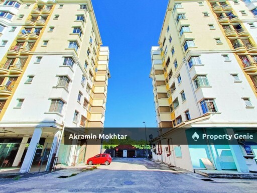 Freehold & 24H Security | Pangsapuri Villamas, Sg Pinang Kapar Klang.