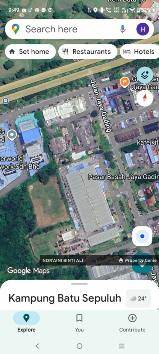 Shoplot mengadap jalan besar Jaya Gading, Kuantan for sale