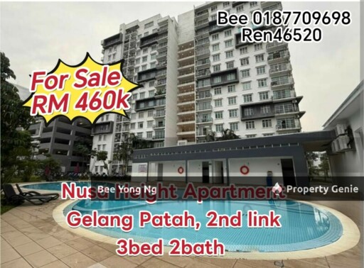 Nusa Heights apartment @ Gelang Patah Near 2nd link