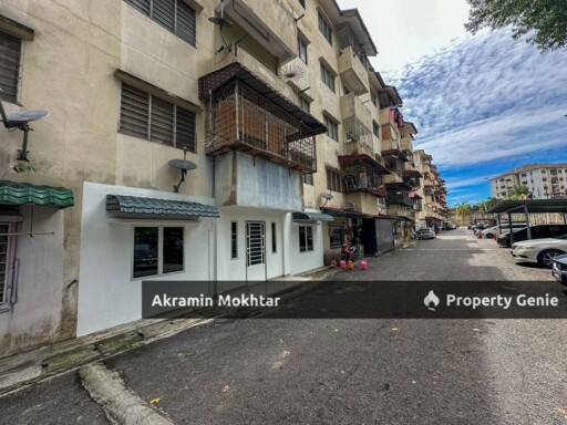 FREEHOLD, GROUND FLOOR, FULLY RENOVATED & PARTIALLY FURNISHED | Flat Taman Bukit Kenangan, Kajang