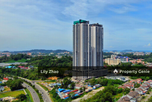 Jesselton Twin Towers A High End Condo for Sale, 2 Bed 2 Bath, 1,270 sf, Near QE2, Jalan Lintas, Kota Kinabalu City
