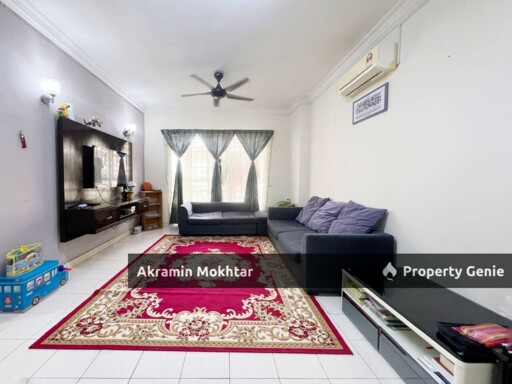 Freehold, Partially Furnished & 1 Covered Parking | Astana Putra Condominium at  Bukit Rahman Putra