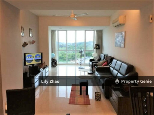 Jesselton Condo for Rent, 1,600 Sq ft, 9th Floor Fully Furnished 3Bed 3Bath, Near QE2, Luyang, Kota Kinabalu