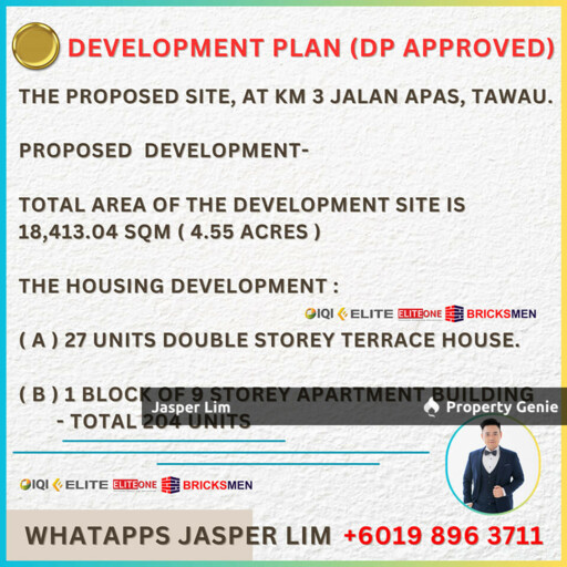 Development Land 4.55 Acres Tawau