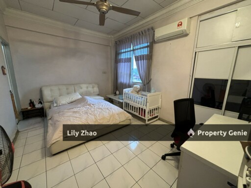 Taman Satria Apartment 3rd Floor for Sale, 3Bed 2Bath, Corner Lot, Fully Furnished, Menggatal, Kota Kinabalu.