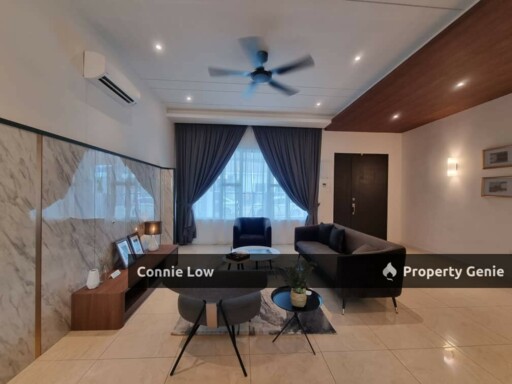 Fully Furnished Showhouse Guarded New Double Storey Terrace House in Ipoh Tasek