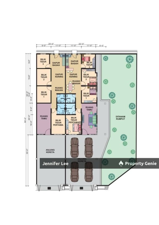 Rumah Setingkat 20x80ft, Serai Garden, Pengkalan St 18, Ipoh