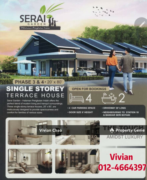 New Single Storey @Pengkalan for Sale