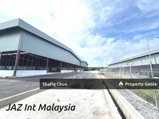 Newly Completed 2 Adjoining Detached Warehouse Factory Enstek, Negeri Sembilan For Sale or Rent