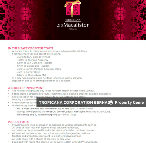 Tropicana 218 Macalister