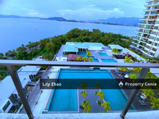 High End Condo with Private Lift For Rent, Full Sea View, 3+3 Rooms, 5 Bath, 2,450 Sqft, The Peak Vista, Kota Kinabalu City