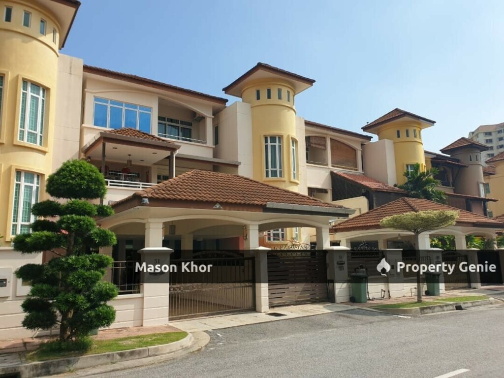 SUNGAI KELIAN HILL VIEW GARDEN 3 STOREY TERRANCE 1400sf FULLY RENOVATED TANJUNG BUNGAH