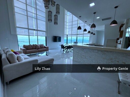 Exclusive Full Sea View Triplex Resort Penthouse For Sale, 3,701 Sf, Signal Hill, Kota Kinabalu City, Sabah.