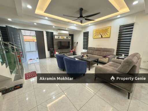 FULLY RENOVATED & FULLY FURNISHED | 2-STOREY TERRACE END LOT TAMAN PUCHONG UTAMA, PUCHONG