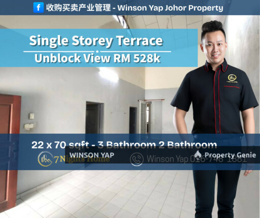 Single Storey Terrace House Jalan Nibong 14 Taman Daya JB Near Austin