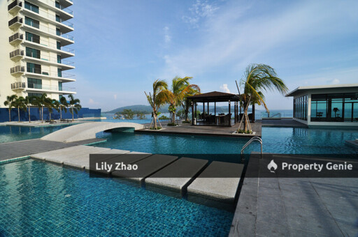 High End Condo with Private Lift For Rent, Full Sea View, 3+3 Rooms, 5 Bath, 2,450 Sqft, The Peak Vista, Kota Kinabalu City