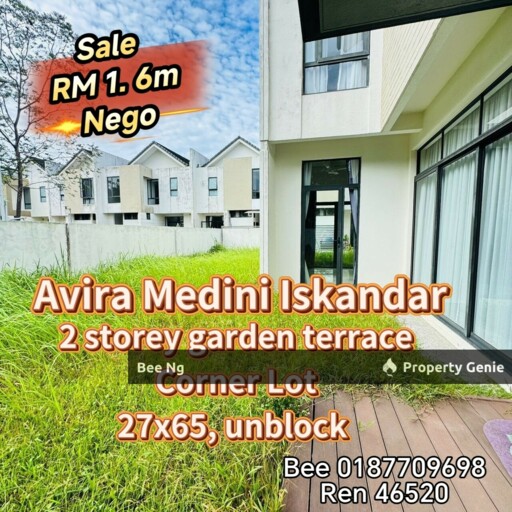 Avira Medini Iskandar @ 2 storey garden terrace corner lot