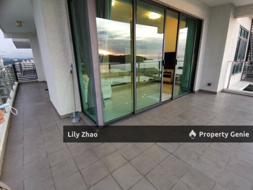 High End Condo with Private Lift For Rent, Full Sea View, 3+3 Rooms, 5 Bath, 2,450 Sqft, The Peak Vista, Kota Kinabalu City