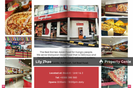 Premium Gated Guarded Ground Floor Retail Shop Offices for Rent at Metro Town Kota Kinabalu, Sabah