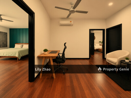 3-Storey Semi-Detached Luxury House for Rent, 4Bed 5Bath, Exclusive Unit, Gated & Guarded, Likas, Kota Kinabalu.