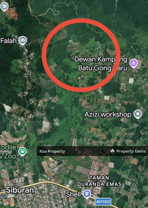 1st lot land For Sale! Located at Batu Gong Kuching Serian 17 mile (Siburan Duranda Emas)