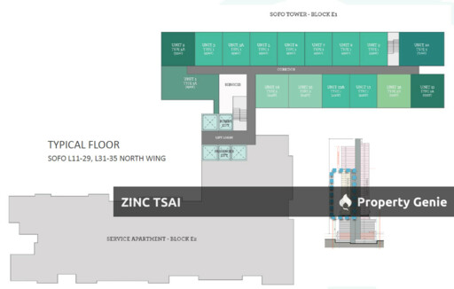 Edelweiss @ Tropicana Gardens_SOFO {Save RM 45,000} Directly Connected to Tropicana Gardens Mall_6 mins Walk to Surian MRT Station Via Covered Link Bridge