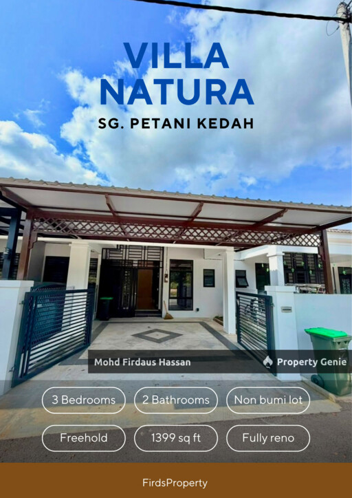 Renovated 💥Villa Natura, Sungai Petani Kedah.