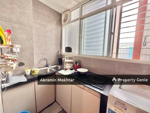 Corner Unit, Fully Furnished & 2 Parking | Residensi Rampai The Parc Tower, Setapak
