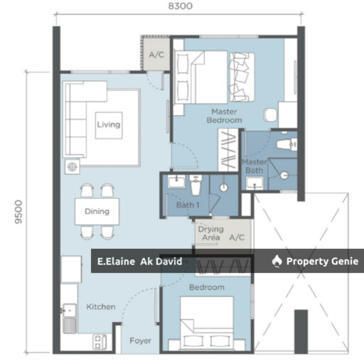 Renna Residence @ The Northbank | 2BR Fully Furnished | Near ART & Tunku Putra International School